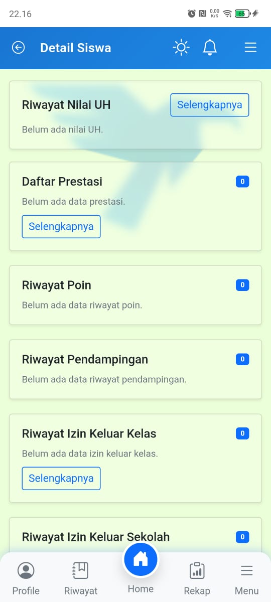 Detail Siswa Tambahan